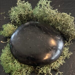 Black Tourmaline palm stone